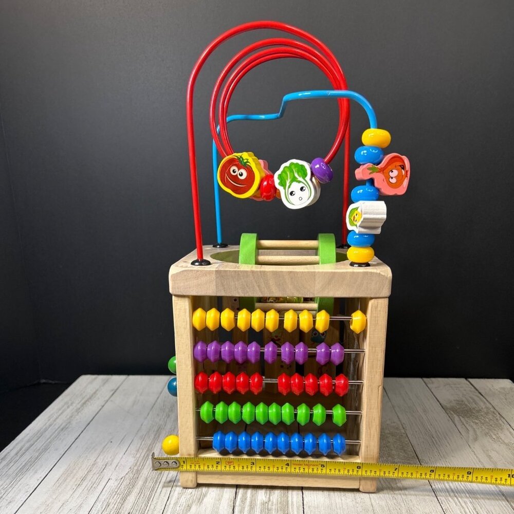 Wooden Activity Cube for Toddlers Montessori Toys Educational Toys  1-3 yrs Old - Picture 6 of 6
